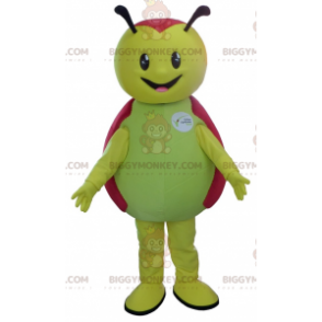 Green and Red Ladybug BIGGYMONKEY™ Mascot Costume –