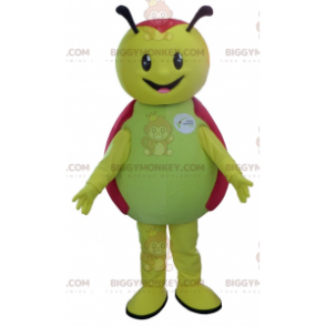 Kostým maskota zelené a červené berušky BIGGYMONKEY™ –