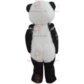 Kæmpe sort og hvid panda BIGGYMONKEY™ maskot kostume, dejlig