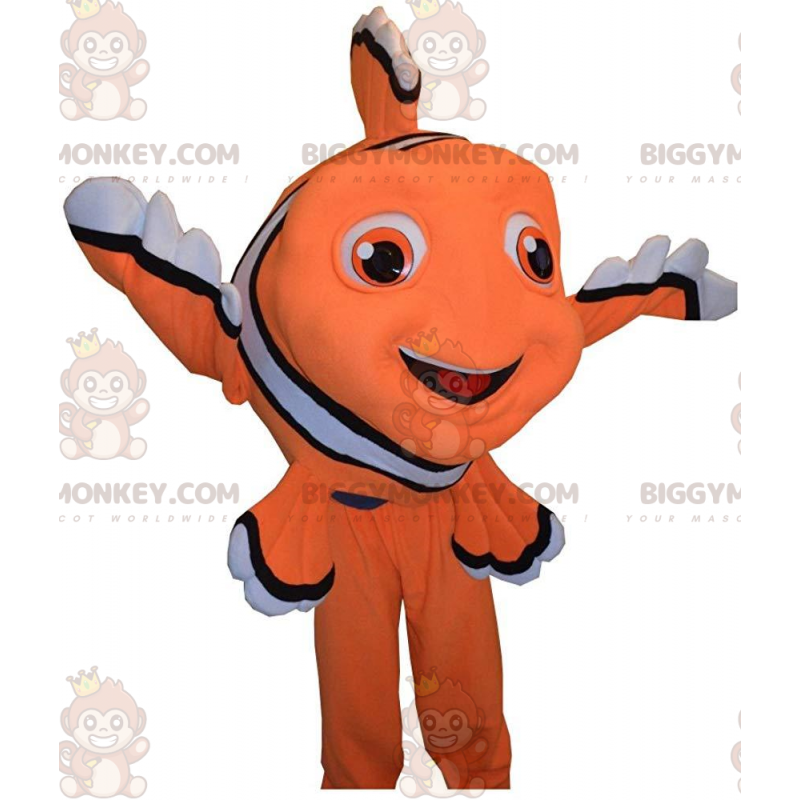 BIGGYMONKEY™ Maskottchenkostüm von Nemo, dem berühmten BIGGYMONKEY™ Maskottchenkostüm von Nemo, dem berühmten