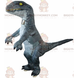BIGGYMONKEY™ maskotdräkt Velociraptor jätte uppblåsbar