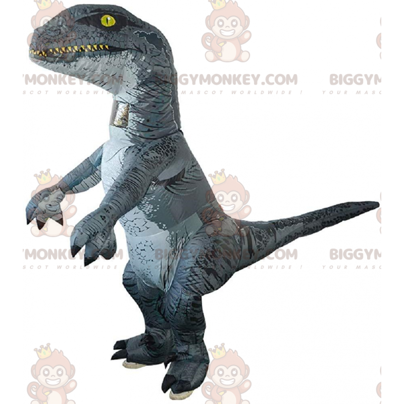 Φουσκωτό κοστούμι μασκότ BIGGYMONKEY™ Velociraptor Giant Dinosaur Costume - Μασκότ δεινοσαύρων - BiggyMonkey.com
