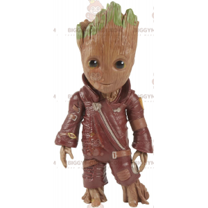 Kuuluisa Marvel-elokuvahahmo Groot BIGGYMONKEY™ maskottiasu -