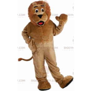 Kostým plyšového hnědého lva BIGGYMONKEY™, kostým kočky - Maskoti lva - BIGGYMONKEY_011397 - BiggyMonkey.com