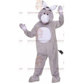 BIGGYMONKEY™ maskot kostume gråt og hvidt æsel, kæmpe æsel kostume - Heste maskoter - BIGGYMONKEY_011401 - BiggyMonkey.com