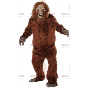 Bigfoot BIGGYMONKEY™ Maskottchenkostüm, pelziges Wesen