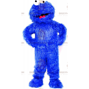 Kostým maskota BIGGYMONKEY™ slavného modrého sezamového netvora