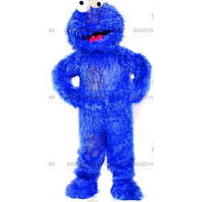Costume da mascotte BIGGYMONKEY™ del famoso mostro blu di