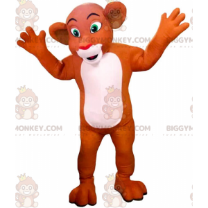 Costume de mascotte BIGGYMONKEY™ de Nala, la lionne du dessin