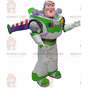 BIGGYMONKEY™ mascot costume of Buzz Lightyear, famous character