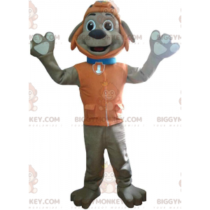 BIGGYMONKEY™ maskotdräkt av Zuma, den berömda bruna hunden i