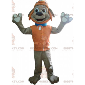 BIGGYMONKEY™ mascottekostuum van Zuma, de beroemde bruine hond