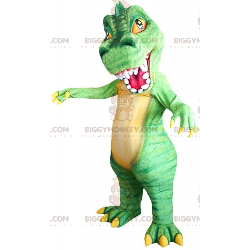 Fantasia de mascote BIGGYMONKEY™ de dinossauro Cortar L (175-180CM)