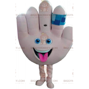 Kostým maskota obří ruky BIGGYMONKEY™, kostým "High five" s