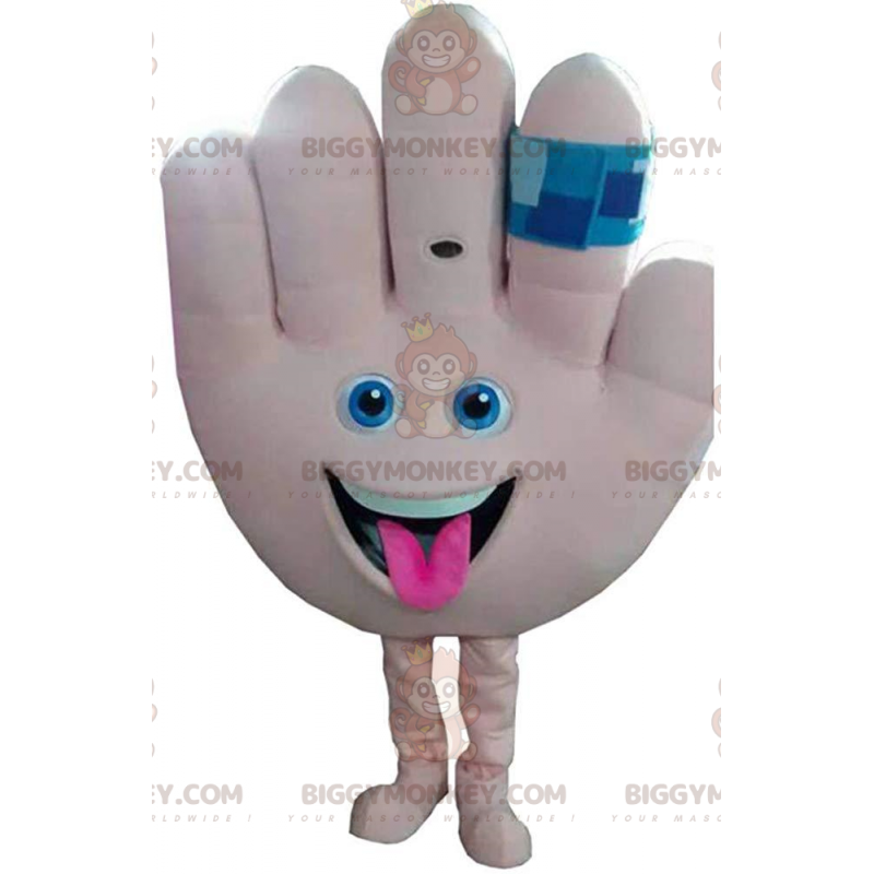 Reuzehand BIGGYMONKEY™ mascottekostuum, "High five" kostuum met