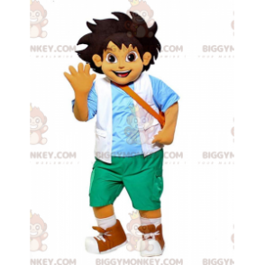 BIGGYMONKEY™ mascot costume of Go Diego, the famous little