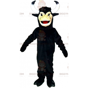 Big Horned Black Bull BIGGYMONKEY™ Maskotkostume, Buffalo-kostume - Ko-maskoter - BIGGYMONKEY_011452 - BiggyMonkey.com