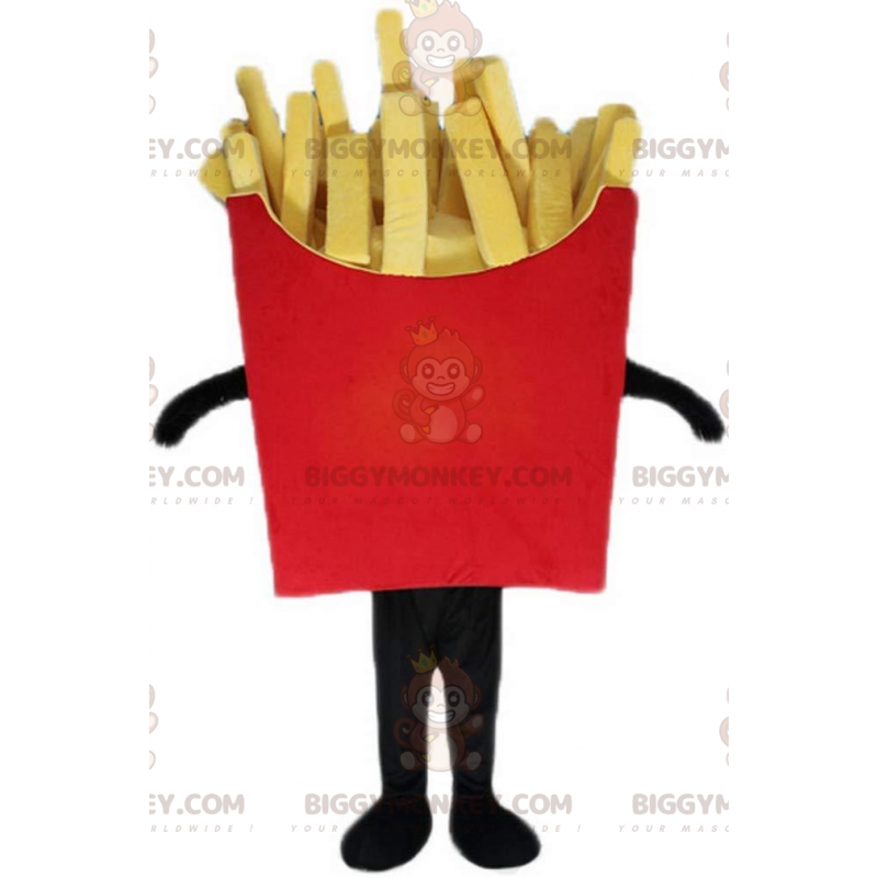 Costume de mascotte BIGGYMONKEY™ de cornet de frites géant