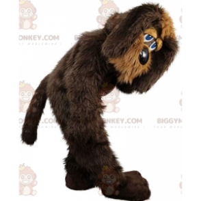 Kostium maskotki BIGGYMONKEY™ z brązowego i beżowego psa