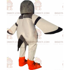 BIGGYMONKEY™ costume da mascotte piccione gigante, grigio e