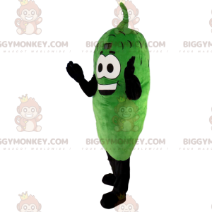 Riesengurke BIGGYMONKEY™ Maskottchenkostüm, Gemüsekostüm