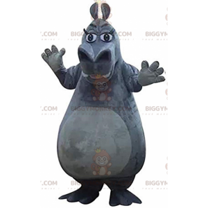 Traje de mascote BIGGYMONKEY™ de Gloria, o famoso hipopótamo do