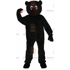 Black Monkey BIGGYMONKEY™ maskotkostume, kæmpe marmoset-kostume