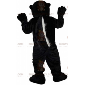 BIGGYMONKEY™ mascot costume black and white polecat, raccoon