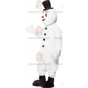 Traje de mascote de boneco de neve branco BIGGYMONKEY™ com