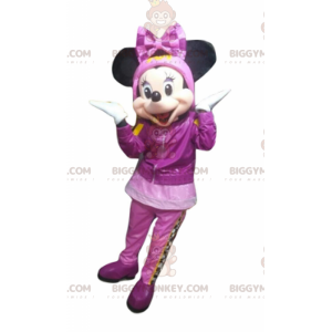 Kostým maskota Minnie Mouse BIGGYMONKEY™ v zimním oblečení