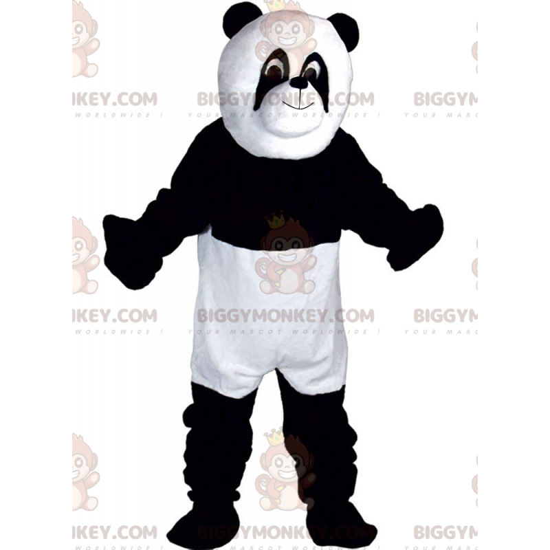 Disfraz de mascota BIGGYMONKEY™ de panda blanco y negro Disfraz de mascota BIGGYMONKEY™ de panda blanco y negro