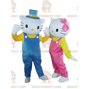 2 Maskot BIGGYMONKEY™ slavných koček Hello Kitty a Dear Daniel - Maskoti slavní lidé - BIGGYMONKEY_011509 - BiggyMonkey.com
