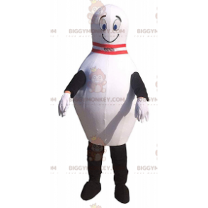 Giant bowling pin BIGGYMONKEY™ mascot costume, bowling costume