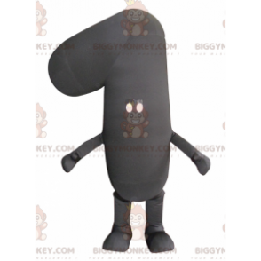 Kostým maskota Black Number One BIGGYMONKEY™ – Biggymonkey.com