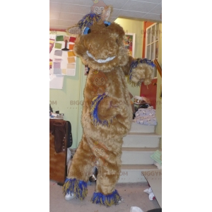 Funny Hairy Brown Horse BIGGYMONKEY™ Mascot Costume -