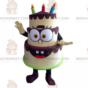 Smakelijke verjaardagstaart BIGGYMONKEY™ mascottekostuum