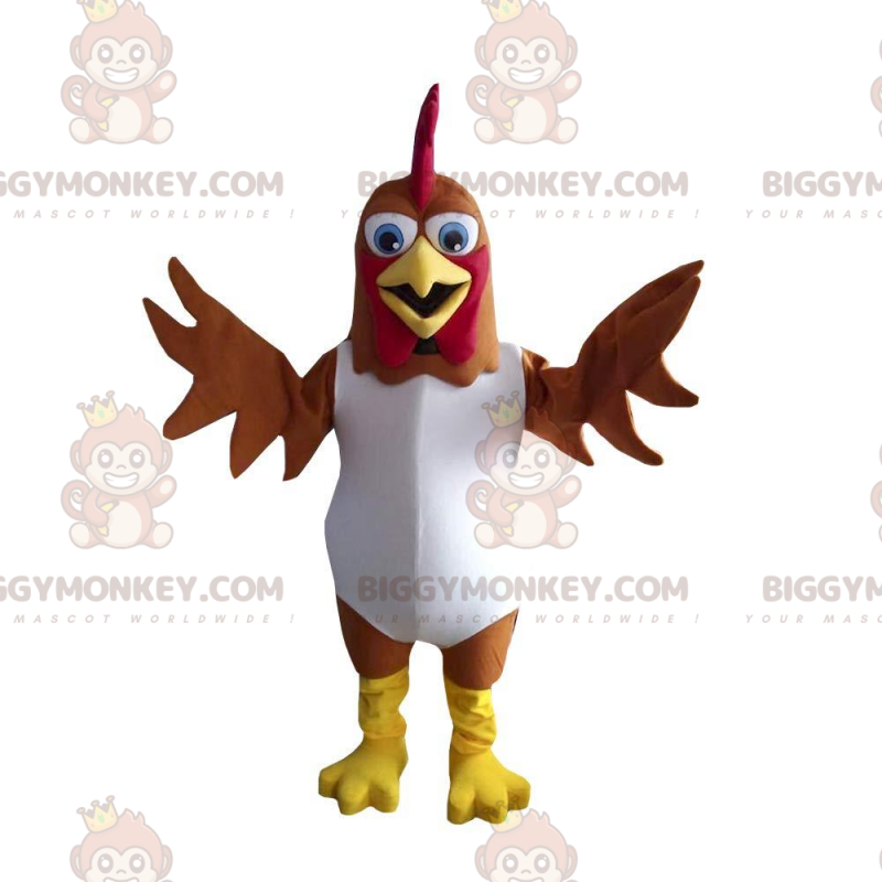 BIGGYMONKEY™ mascot costume of Bartolito, the famous chicken BIGGYMONKEY™ mascot costume of Bartolito, the famous chicken