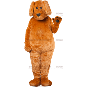 BIGGYMONKEY™ rakastava ruskea koira floppy-korvilla maskottiasu
