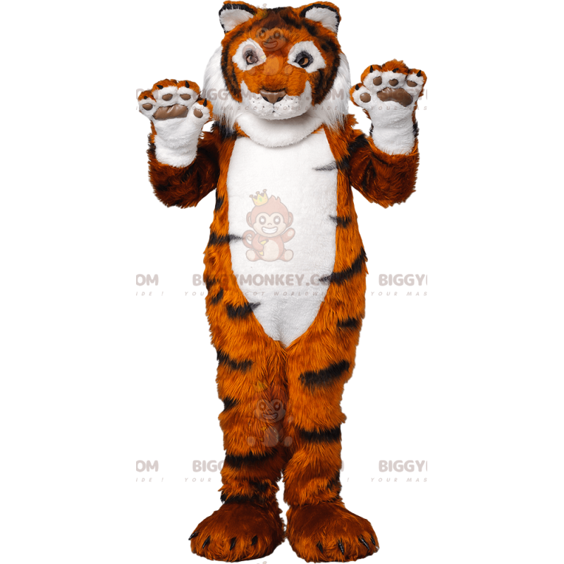 Kostým maskota obřího tygra BIGGYMONKEY™. kostým tygra –