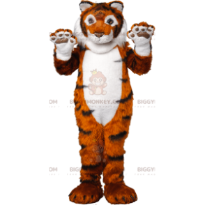 Disfraz de mascota tigre gigante BIGGYMONKEY™. traje de tigre -
