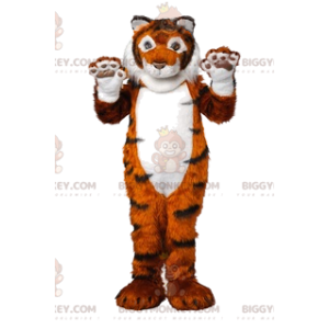 Giant Tiger BIGGYMONKEY™ maskotdräkt. tigerdräkt - Tiger maskot - BIGGYMONKEY_011561 - BiggyMonkey.com