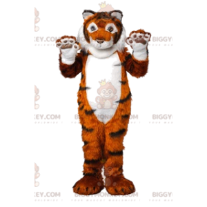 Kostým maskota obřího tygra BIGGYMONKEY™. kostým tygra –