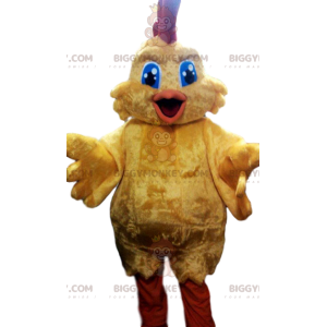  Κίτρινη στολή μασκότ BIGGYMONKEY™ Super Chicken. σούπερ κοστούμι κοτόπουλου - BiggyMonkey.com