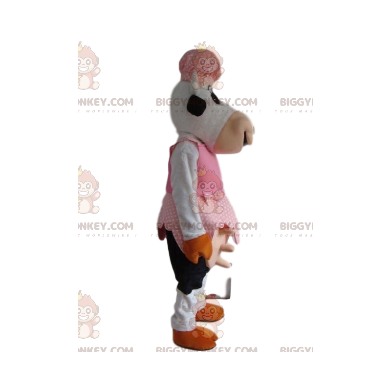 BIGGYMONKEY™ Rolig Cow Farmer Outfit Maskotdräkt - BiggyMonkey BIGGYMONKEY™ Rolig Cow Farmer Outfit Maskotdräkt - BiggyMonkey