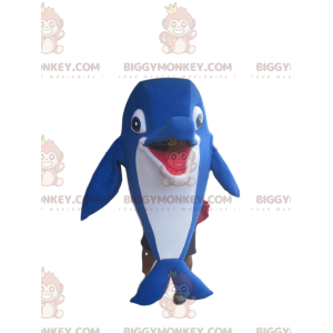 Costume da mascotte Fantasy Blue Dolphin BIGGYMONKEY™ -