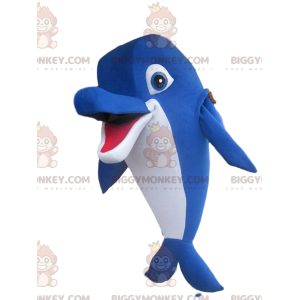 Fantasy Blue Dolphin BIGGYMONKEY™ Mascot Costume -