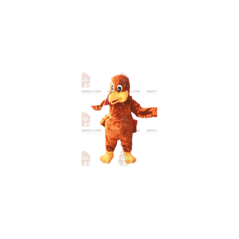 Traje de mascote BIGGYMONKEY™ de peru e sua bela plumagem Traje de mascote BIGGYMONKEY™ de peru e sua bela plumagem