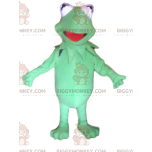 Super roztomilý a komický kostým maskota zelené žáby