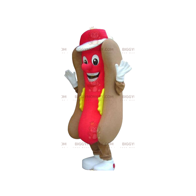 Super apetyczny kostium maskotki Hot Dog BIGGYMONKEY™ - Super apetyczny kostium maskotki Hot Dog BIGGYMONKEY™ -