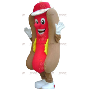 Super Appetizing Hot Dog BIGGYMONKEY™ Mascot Costume –